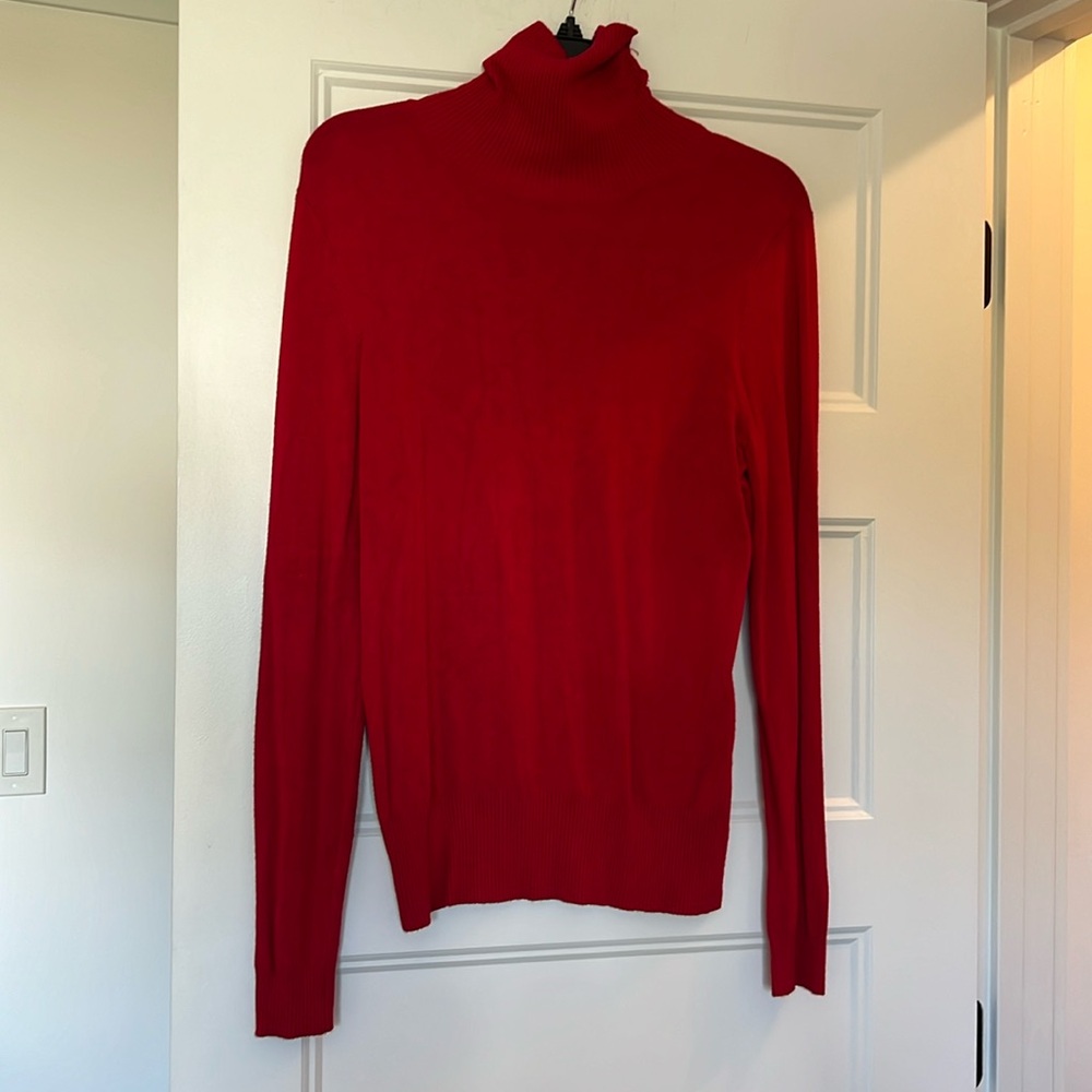 Ann Taylor red sweater large